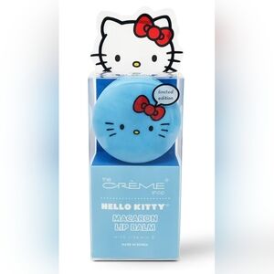 NIB Creme Shop Hello Kitty Macaron Cool As Mint Limited Edition Lip Balm